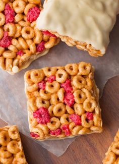 some very tasty looking treats on a table