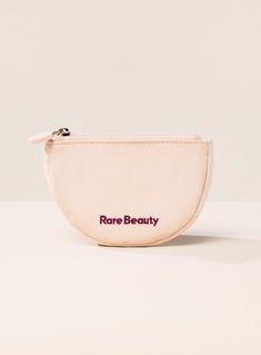 Introducing a travel-friendly pouch to hold your True to Myself Tinted Pressed Finishing Powder and puff in one place! Available in our signature peach color. Luxury Trendy Pouch Bags, Rare Beauty Powder, Mini Makeup Pouch, True To Myself, Powder Application, Share Happiness, What Makes You Unique, Mini Makeup, Finishing Powder