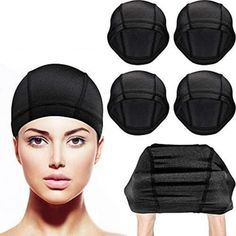 Stretchy material: the stretchable wigs caps are made of spandex material, soft, breathable and thin, won't cause discomfort Color: Clear. Style Wig, Best Caps, Caps For Men, Hip Hop Cap, Wigs For Sale, Best Wigs, Wig Caps, Black Wig, Headband Wigs