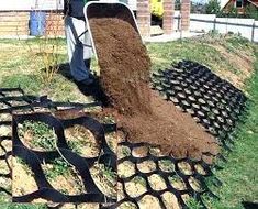 a man is shoveling dirt into the ground to make sure that it's ready for planting