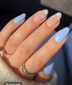 #BEAUTY ,#REALATIONSHIPS #Fashion #Outfits #Winter Outfits #Animals,#nails,#nailsinspo,nailsaesthetic,summernails Cute Summer Nails Oval, Cute Summer Nails Almond Short, Fun Simple Summer Nails, Simple Summer Nails Blue, Nail Art Designs Beach, Simple Almond Nails Summer, Fun Summer Nails Almond, Fun Summer Nails Short, Almond Nails Summer Colors