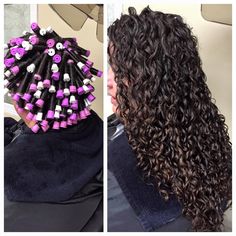 90s Curls, Long Perm, Wig Tutorials, Hairstyles 90s, Spiral Perm, Permed Hair