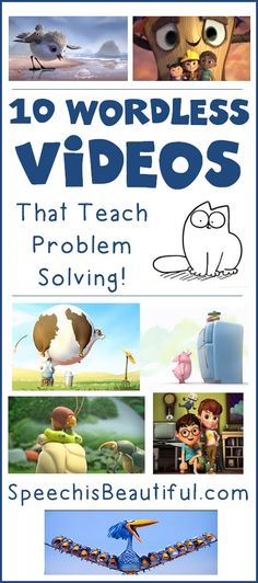 an advertisement for the video game, 10 wordless videos that teach problem solver