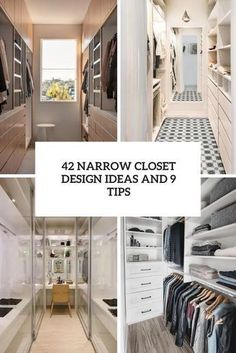 the narrow closet design ideas and tips