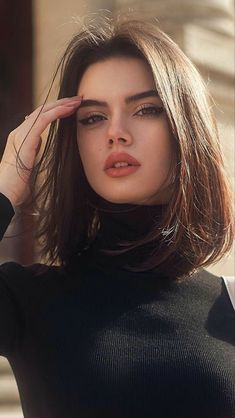 Long Bobs, Haircuts Straight Hair, Short Hairstyle, Short Hair Haircuts, Trendy Hairstyles, Womens Haircuts, Bobs Haircuts, Hair Looks, Medium Length Hair Styles