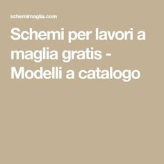 the words schemi per lavora maglia gratis - modelia catalog