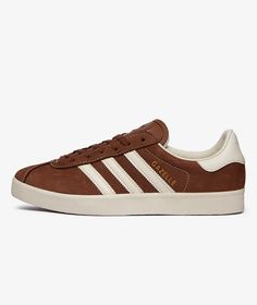 The GAZELLE 85  item  from the brand   adidas from the  HO2023  season, has arrived || is now available at . Women's Handball, Adidas Samba Og, Baskets Adidas, Converse Chuck 70, Sneakers Adidas, Brown Sneakers, Chuck 70, Retro Sneakers, Adidas Gazelle