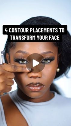 Dr. Favour J 🇳🇬🇨🇳 | formerly @makeup_by_favour on Instagram: "Contour like a PRO🔥 SAVE THIS VIDEO and try it out…. #makeuptips #contouring" Face Sliming Contour, How To Contour Your Face Beginners, Makeup On Dark Skin Women, Face Contouring Makeup Tutorial, Contour Makeup For Beginners, Dark Skin Makeup Looks, Contour For Beginners, Make Up Over 50, Makeup Transformation Tutorial