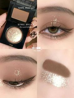 Eye Makeup Looks With Rhinestones, Eye Makeup Looks Simple, Eye Makeup Looks For Prom, Eye Makeup Looks Tutorial, Look Avatar, Makeup Looks With Rhinestones, Makeup Look Asian, Simple Eye Makeup Looks, Looks For Hooded Eyes