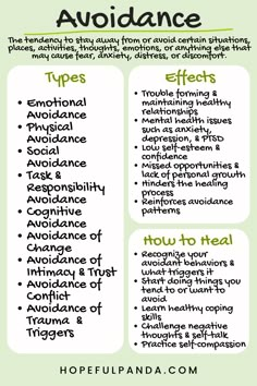 Avoidant Attachment Healing, Avoidance Coping, Avoidance Quotes, School Avoidance, Avoidance Behavior, Learned Helplessness, Narcissistic Parent, Counseling Psychology