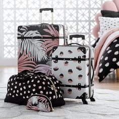 Teen Luggage, Luggage Sets Cute, Best Travel Luggage, Desert Palm, Cute Suitcases, Luxury Luggage, Cute Luggage, Travel Bag Set, Stylish Luggage