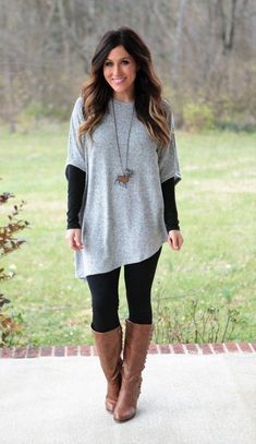 Outfits Mit Leggings, Look Legging, Legging Outfits, Cute Winter Outfits, Cute Fall Outfits, Looks Chic, Casual Winter Outfits, Casual Fall Outfits, Outfits Casual