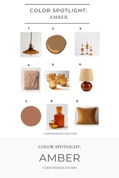 the color spotlight guide for amber