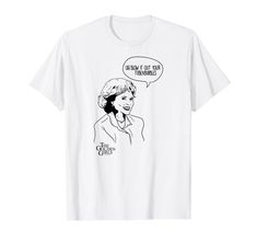 PRICES MAY VARY. Officially licensed by ABC Studio Graphic Artwork: H03753 Lightweight, Classic fit, Double-needle sleeve and bottom hem The Golden Girls, Graphic Artwork, Golden Girls, The Golden, Branded T Shirts, Abc, Top Styles, Fashion Branding, T Shirts