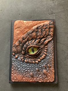 Dragon polymer clay notebook cover Dragon Notebook, Diy Fimo, Notebook Sleeve, Polymer Clay Dragon, Book Cover Diy, Custom Notebook