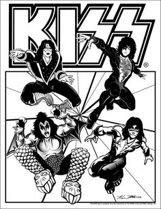 the kiss band poster by person