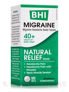 For the temporary relief of minor headache pain, headache pain with nausea, neck muscle tension. Biohacking Health, Natural Medicines, Migraine Relief, Holistic Remedies