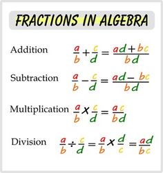 fraction addition worksheet with two numbers and the word fractions in algebra