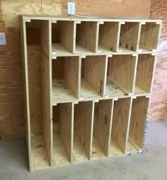 the shelves are made from plywood boards