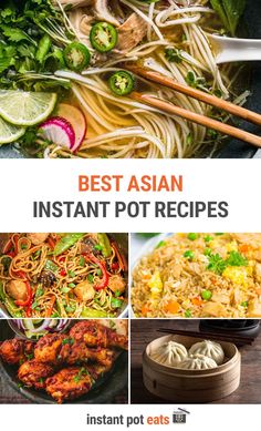 Asian Instant Pot Recipes, Instant Pot Japanese, Instant Pot Chinese Recipes, Instant Pot Asian, Food Instant Pot, Asian Entrees, Instant Pot Asian Recipes, Asian Chicken Noodle Soup, Instant Pot Meals