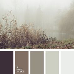 the color palette is brown, gray and white