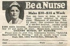 an old newspaper advertisement with a woman's face on the front and back page