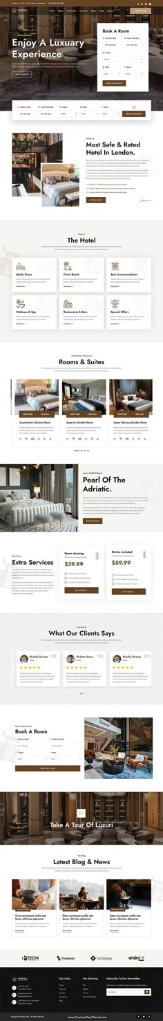 Business website Luxury Website, Shopify Website Design