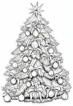 Kids' Creativity with Christmas Tree Coloring Page Christmas Coulering Pages, Simple Adult Coloring Pages, Christmas Color Pages, Descendants Coloring Pages, Printable Christmas Tree, Christmas Tree Coloring, Victorian Christmas Tree, Colouring Sheets For Adults, Christmas Tree Printable