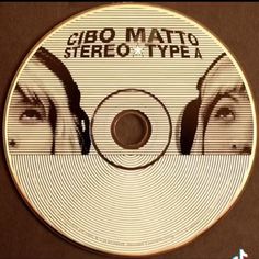 the cd cover for gibo matto stereo typea is shown on a brown surface