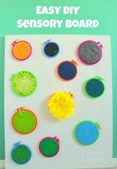 an easy diy activity board for kids to make