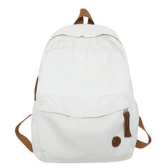 School Bag Girl Fabric New Fashion College Student Vintage Women Backpack Canvas Female Laptop Bag Travel Kawaii Ladies Backpack [23y 7m 25d] Cute Beige Backpack For School, Kawaii Beige Bags For Students, Kawaii Beige Bag For Students, Cute Beige School Backpack, Kawaii Backpack For Everyday And Back To School, Kawaii Travel Backpack Shoulder Bag, Kawaii Shoulder Bag For Everyday And Back To School, Kawaii Softback Backpack For Daily Use, Kawaii Travel Backpack