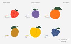 four different types of fruit are shown in this graphic