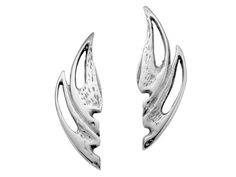 Hallmarked Sterling Silver Flight of Swallows design earrings. Measures approximately 40mm long with pierced fittings. These Sterling Silver earrings are beautifully handcrafted from start to finish on our premises in Glasgow to the highest standard. Supplied in a quality Celtic Art presentation box and will suitably become an heirloom to treasure. Exclusively designed and made by us in our Glasgow workshop. MADE IN SCOTLAND by Celtic Art Ltd: Established 1945 Art Presentation, Celtic Art, Swallows, Design Earrings, The Wings, Glasgow, Jewelry Art, Sterling Silver Earrings, Scotland