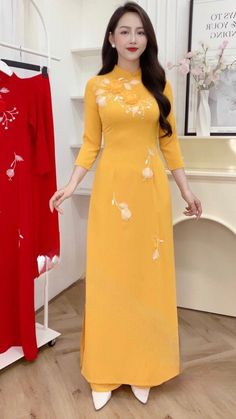 Full Color Vietnamese Traditional Ao Dai Xinh đón Tết áo Dài Cách Tân Áo Dài Truyền Thống , Ao Dai for Girls, Ao Dai for Women, Silk Dress - Etsy Vietnam Women Silk Dress, Ethnic Dresses, Ethnic Dress, Silk Dress, For Girls, Long Dress, Vietnam, Silk, Womens Dresses