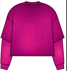 an image of a pink sweater on a white background