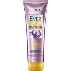 L'oreal's Everpure Blonde Shampoo Provides Targeted Care For Color-Enhanced Blonde Hair With Its Unique Formulation. Infused With Iris Botanicals, This Sulfate-Free Purple Shampoo Effectively Reduces Brassiness, Ensuring A Fresh And Vibrant Appearance. By Enhancing The Natural Brightness Of Blonde Tones, It Maintains Color Without Compromising Moisture.The Plush, Creamy Formula Creates A Luxurious Lather That Envelops Each Strand In Protective Care. It Not Only Combats Unwanted Brassiness But Al Splat Hair Color, Best Purple Shampoo, Blonde Shampoo, Purple Shampoo And Conditioner, Purple Shampoo, Sulfate Free Shampoo, Paul Mitchell, Sulfate Free, Color Treated Hair