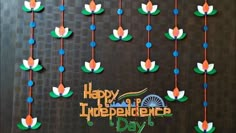 Tricolour Craft, Classroom Ceiling Decorations, Paper Flower Garland, Independence Day Activities, August Crafts, Garland Tutorial, Paper Flower Garlands