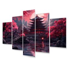 Bring contemporary style to your home with this metal wall art. Available in several size, this Land Of The Rising Sun Metal Artwork makes it the focal point of any room or office. Japanese Wall Decor, Metal Wall Art Living Room, Japanese Wall Art, Floral Wall Art Canvases, Japanese Wall, Canvas Art Set, Art Japonais, Wall Art For Sale, Metal Artwork