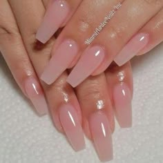 Milky Nails, Super Nails, Acrylic Nails Coffin