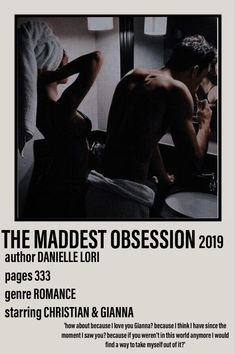 Polaroid poster including a picture of Christian and Gianna from the book The Maddest Obsession 2019 by Danielle Lori from the Made series. 333 pages. Romance. 'How about I love you Gianna? Because I think I have since the moment I saw you? Because if you weren't in this world anymore would find a way to take myself out of it?' The Maddest Obsession Christian, Danielle Lori Books, Maddest Obsession Book Aesthetic, The Maddest Obsession Quotes, Maddest Obsession Book, The Last Song Book, Book Posters Polaroid, Polaroid Book Poster, The Maddest Obsession Aesthetic