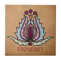 a book with an image of a flower and the words erzbeet on it