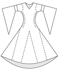 an image of a dress pattern