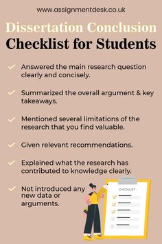 the checklist for students is shown in this graphic