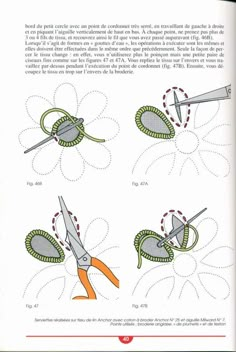 the instructions for how to use scissors are shown in this page, which shows an image of