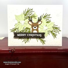 Create Magical Winter Crafts with Reindeer Days Suite – Christie Crafts Childhood Christmas, Stampin Up Weihnachten, Stamped Christmas Cards, Magical Winter, I Am Loving, Stampin Up Card