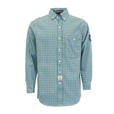 FR Work Shirt: 6.5OZ Printed Plaid Cotton Twill with FR Treatment Our FR work shirt combines comfort and fashion with added protection. The shirt is made from 6.5OZ Printed Plaid Cotton Twill that has been treated for flame resistance and features FR buttons and sewing threads. The FR tag on the arms adds an extra level of safety and peace of mind. This shirt is designed to provide a perfect and comfortable fit, as well as being soft and stylish. The shirt has undergone prewashing and preshrinki Welding Clothes, Flame Resistant Clothing, Father Shirts, Plaid Shirts, Work Shirt, Large Buttons, Henley Shirts, Work Shirts, Wrinkle Free