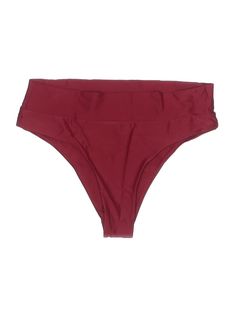 Stone Fox Swim Swimsuit Bottoms Size: Large Swimwear - used. 60% Nylon, 40% Spandex | Stone Fox Swim Swimsuit Bottoms: Red Swimwear - Size Large Red Padded Swimwear For Beach, Red Moisture-wicking Swimwear For Summer, Red Seamless Swimwear, Red Moisture-wicking Sports Swimwear, Stretch Red Swimwear With Built-in Bra, Stone Fox Swim, Stone Fox, Red Swimwear, Swimming Swimsuit