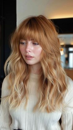 Strawberry Blonde Outfits, Strawberry Blonde Hair Ideas, Blonde Lowlights, Garden Goddess, Blonde Hair Ideas, Spring Hair Color, Spring Hair