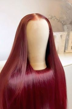 Winter Color Wigs For Black Women, Cherry Red Wig, Red Hair Wig, Red Wig, Red Cherry