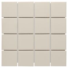 Make a statement with the 12 x 12 Cashmere 3 in. Square Matte Porcelain Mosaic. This tile is gray and has a matte finish, making it an excellent addition for your style and space. Porcelain tile is stylish and easy to install, and it can go indoor or outdoor areas. It can also be easily cleaned and maintained in any space. Whether you’re looking to create an accent piece or give a bigger area unique appeal, you can upgrade your space with Cashmere 3 in. Square Matte Porcelain Mosaic. This produc Beige Bathroom Tile, Glass Tile Bathroom, Gray Tile, Floor And Decor, Diy Interior Design, Beige Bathroom, Mosaic Floor, Home Design Diy, Mosaic Flooring